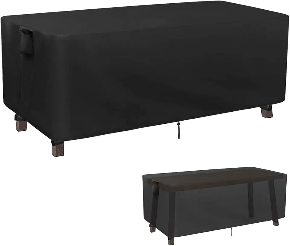 Kingling Patio Table Cover Waterproof Outdoor Dining Table Cover 56 inch