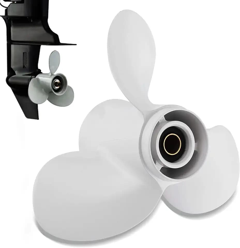 Außenborder Propeller, Außenborder Propeller 8 Spline Tooth, 3 Blades 683-45941-00-EL 9 1/4 x 12 Passend für Yamaha 9,9-15 PS