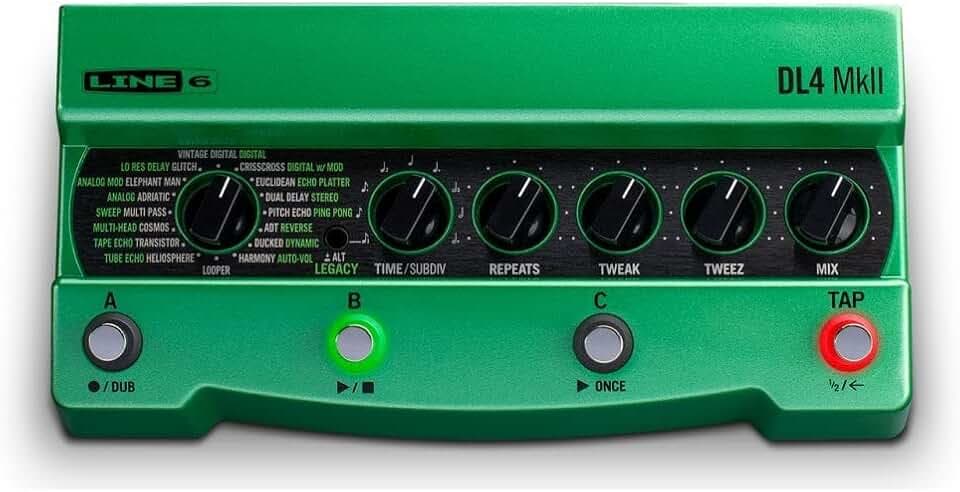 Line 6 DL4 MKII Delay Modeler, Green