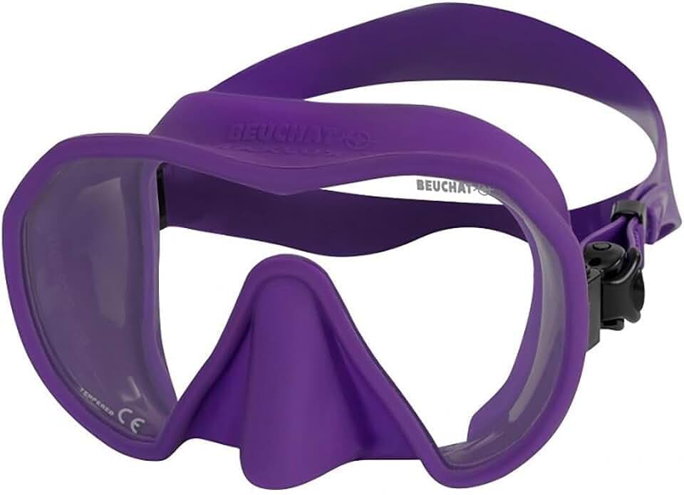 Maxlux S Beuchat Tauchermaske zum Schnorcheln und Schnorcheln, Blau