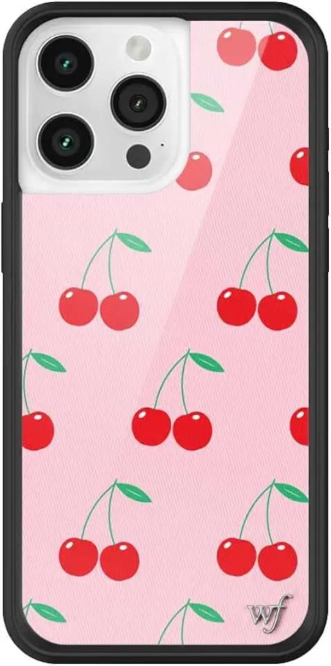 Wildflower Cases - iPhone 16 Pro Max Compatible - Pink Cherries