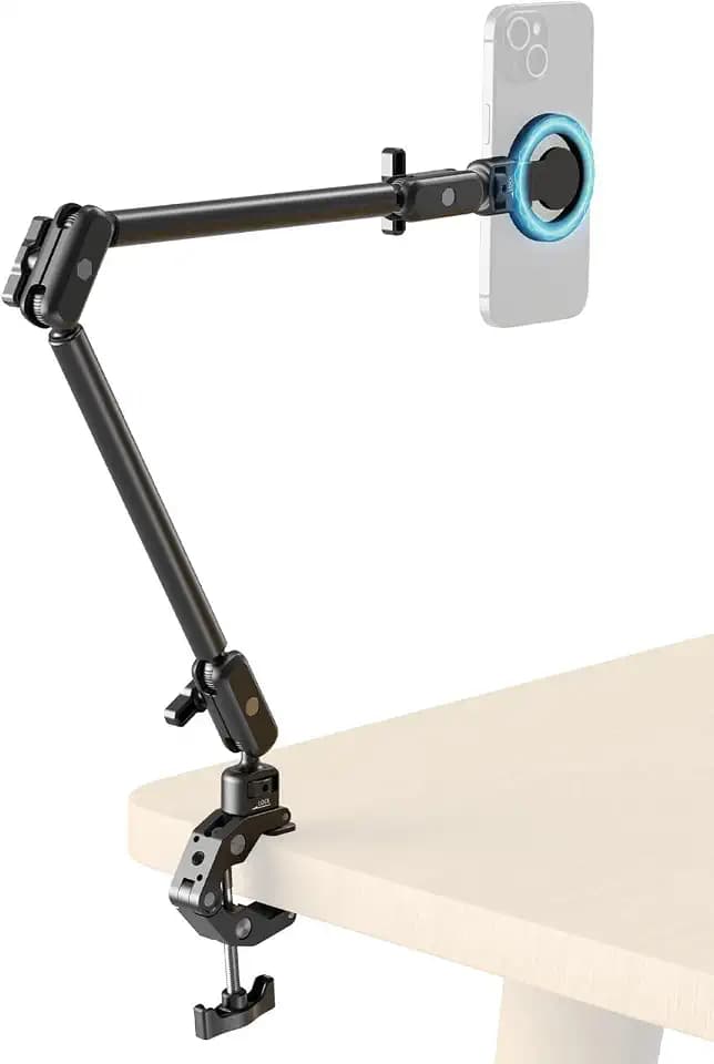 SMALLRIG Desktop Clamp Magic Arm Kit for MagSafe for iPhone, 55cm / 21.6"