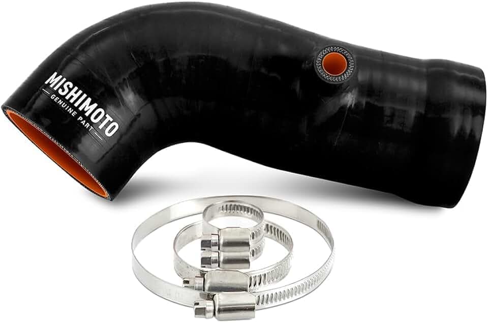 Mishimoto Silicone Induction Hose, Compatible with Subaru BRZ & Toyota GR86, 2022+, Black