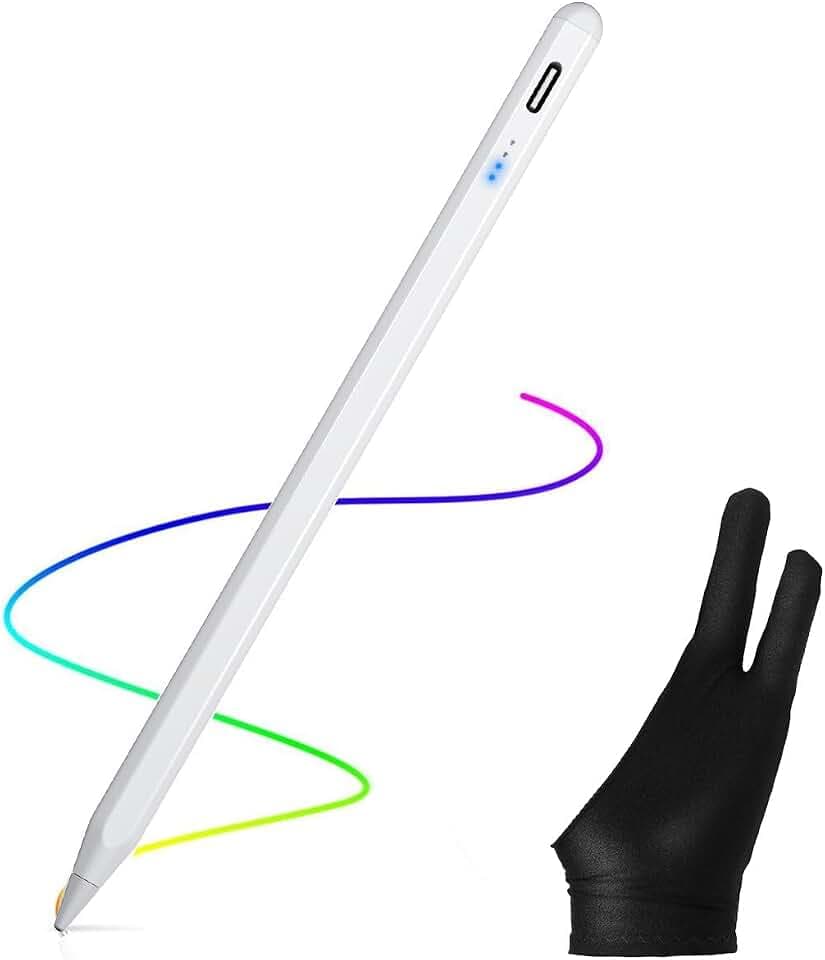 AICase Universal-Stift mit Touchscreen, Spitze 1,45 mm, 10 Stunden Spielzeit und 30 Tage Standby-Zeit, wiederaufladbarer Stylus für jeden Touchscreen