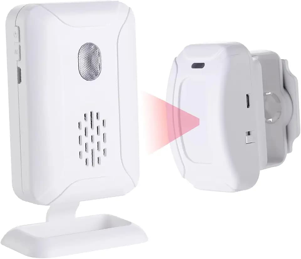 Upgraded Bed Sensor Alarm and Fall Prevention for Elderly Adults, Wireless Motion Detector for Seniors Caregiver Motion Sensor Alarm Indoor for Dementia