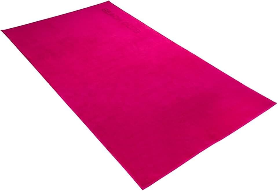 Vossen Strandtuch Beach Club Strandtuch 100 x 180 cm Cranberry