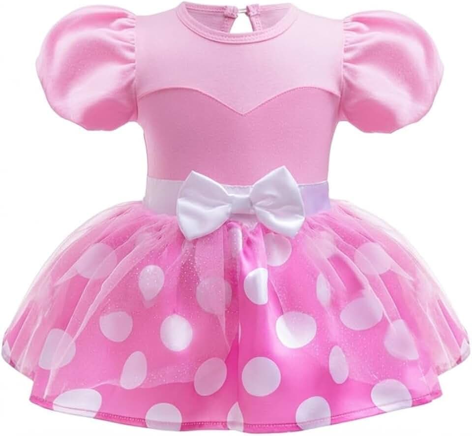 Lito Angels Baby Mädchen Prinzessin Punkte Kostüm-Strampler, 3–6 Monate/62