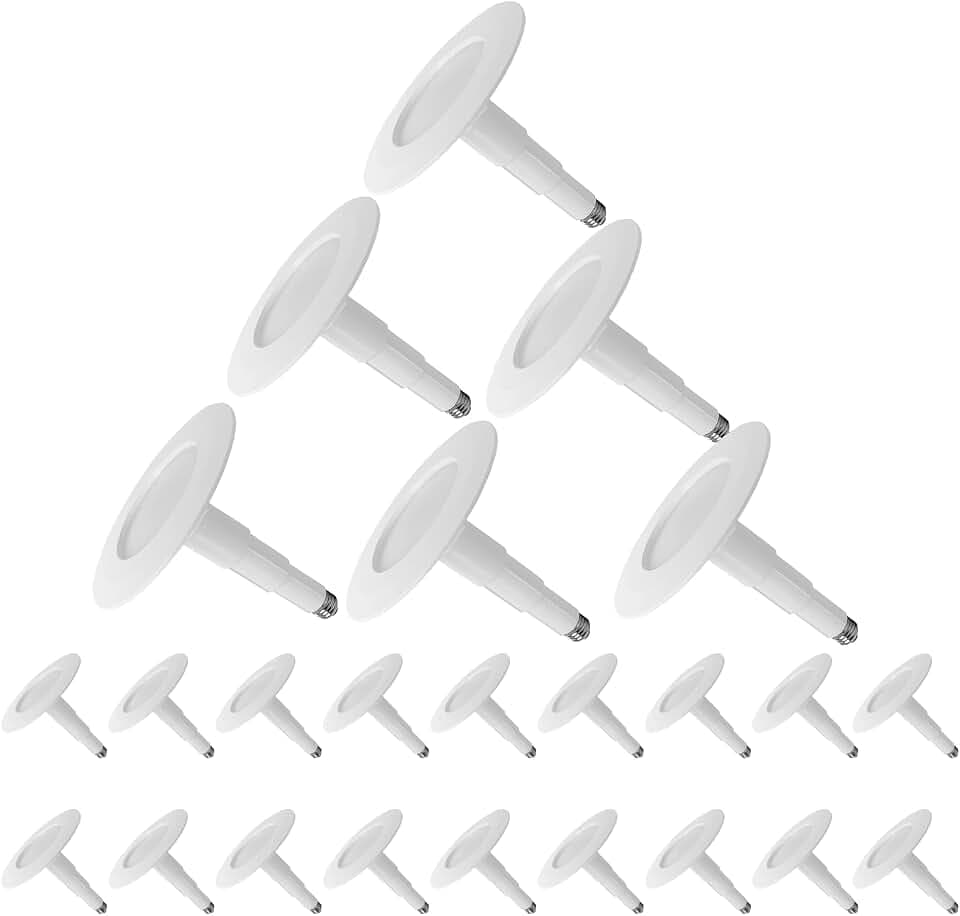 Jolux 24-Pack 5/6 Inch Retrofit LED Recessed Lighting Can Lights