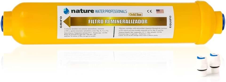 Remineralisierungsfilter – ideal als Ersatz für Umkehrosmose, liefert Kalzium, Magnesium, Natrium und Kalium-Ionen ins Wasser. Nature Water Professionals