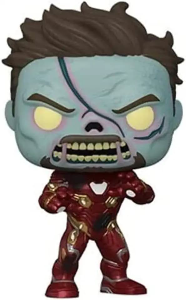 Funko Pop! Marvel - What If - Zombie Iron Man - Marvel What If - Vinyl-Sammelfigur - Geschenkidee - Offizielle Handelswaren - Spielzeug Für Kinder und Erwachsene - TV Fans