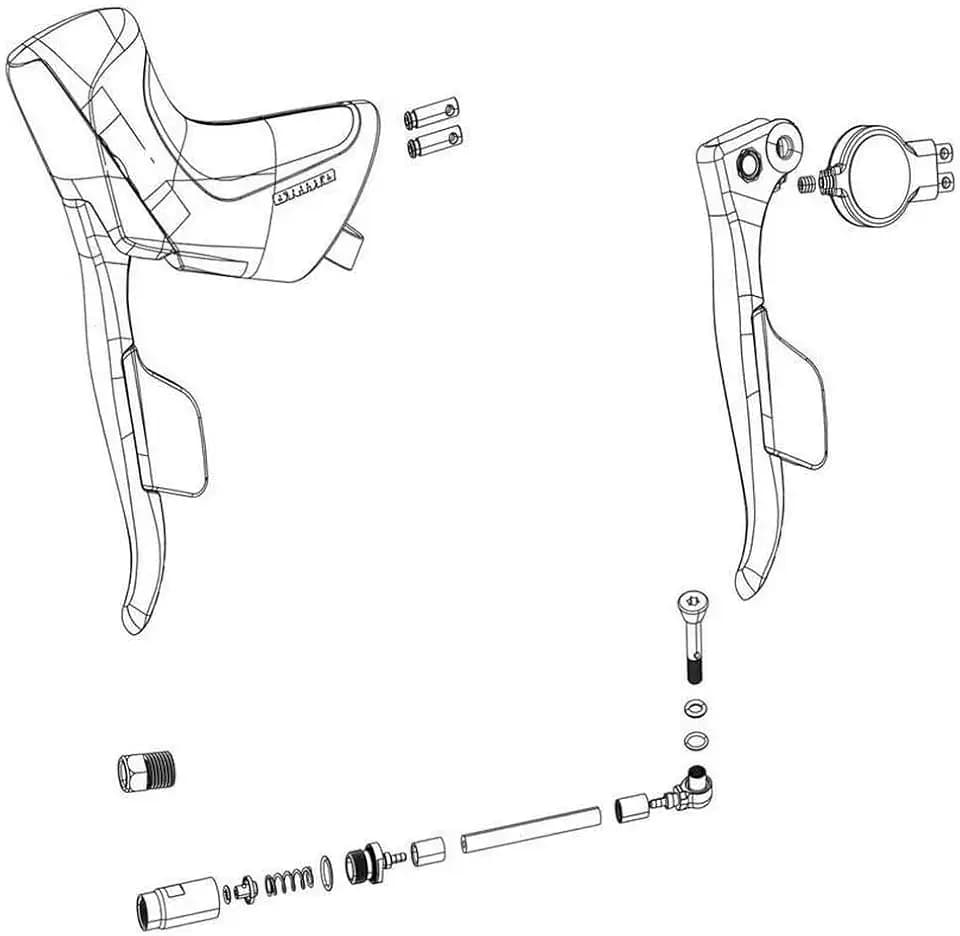 Sram Assy Force D2 Etap Axs Bremshebel Mehrfarbig Einheitsgröße