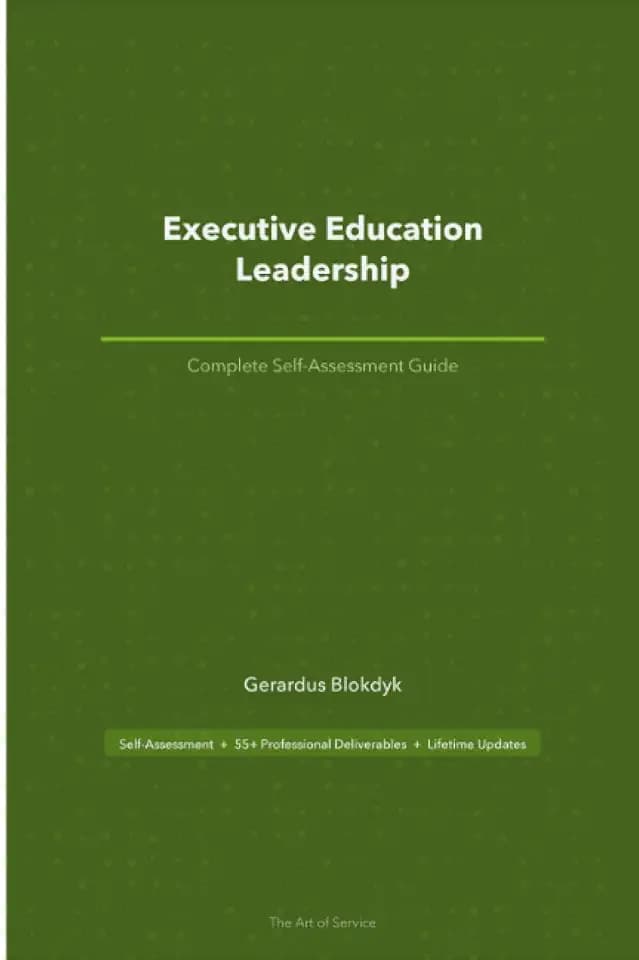 Executive Education Leadership A Complete Guide
