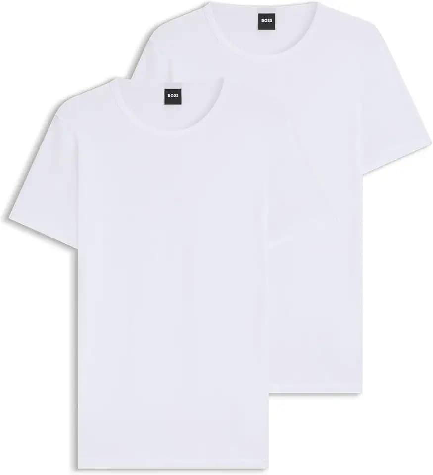 BOSS Herren TShirtRN 2P Modern Zweierpack Unterwäsche-T-Shirts aus Stretch-Baumwolle