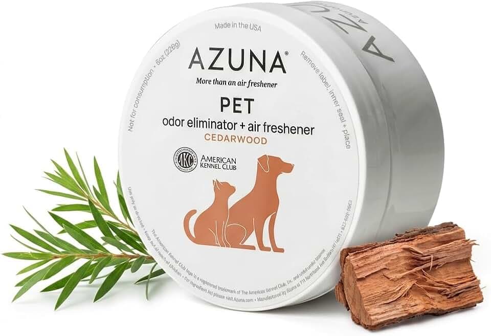 Azuna Pet Odor Eliminator for Strong Odor Gel | Child & Pet Safe | 8oz Pod