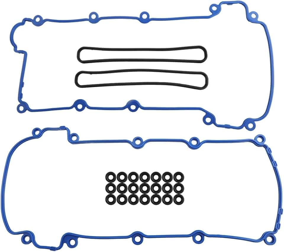 DETOTI Valve Cover Gasket Fit 02-07 Jaguar X-Type 2.5L 3.0L DOHC VIN D F VS50615R