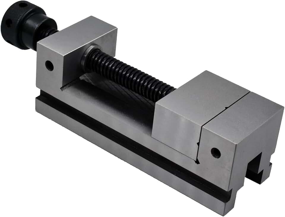 WFLNHB 3" Accuracy Toolmakers Vise, 3" Width, 1-3/8" Depth Jaw, 4" Jaw Opening, Replacement for Milling & Drilling Machines