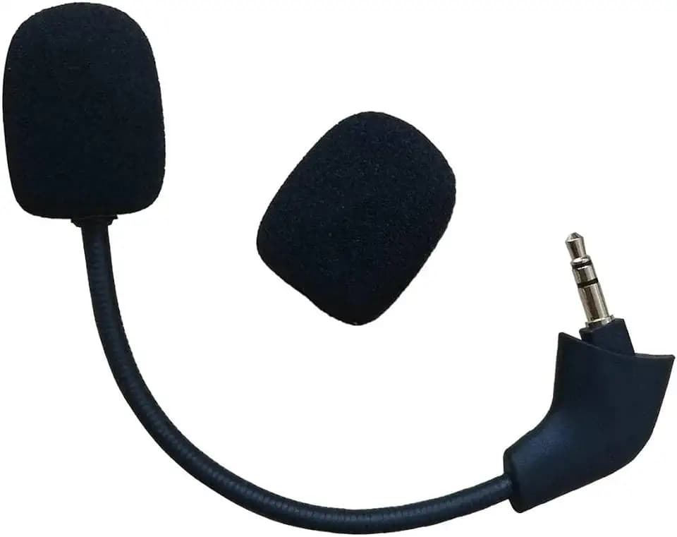 Cloud Core Mic Boom, Replaceable 3.5mm Game Microphone Boom for Kingston HyperX Cloud Core 2 Wireless Game Gaming Headsets
