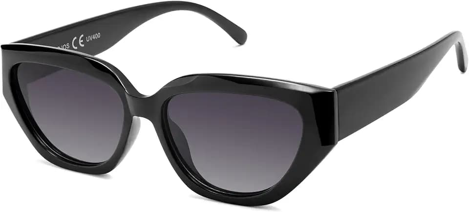 SOJOS Cateye Polarisierte Groß Sonnenbrille Damen SJ2237