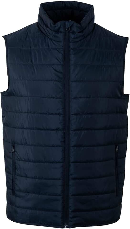 Mukua Melton Weste, Unisex, gepolstert, leicht, Unisex, leicht, marineblau, X-Large