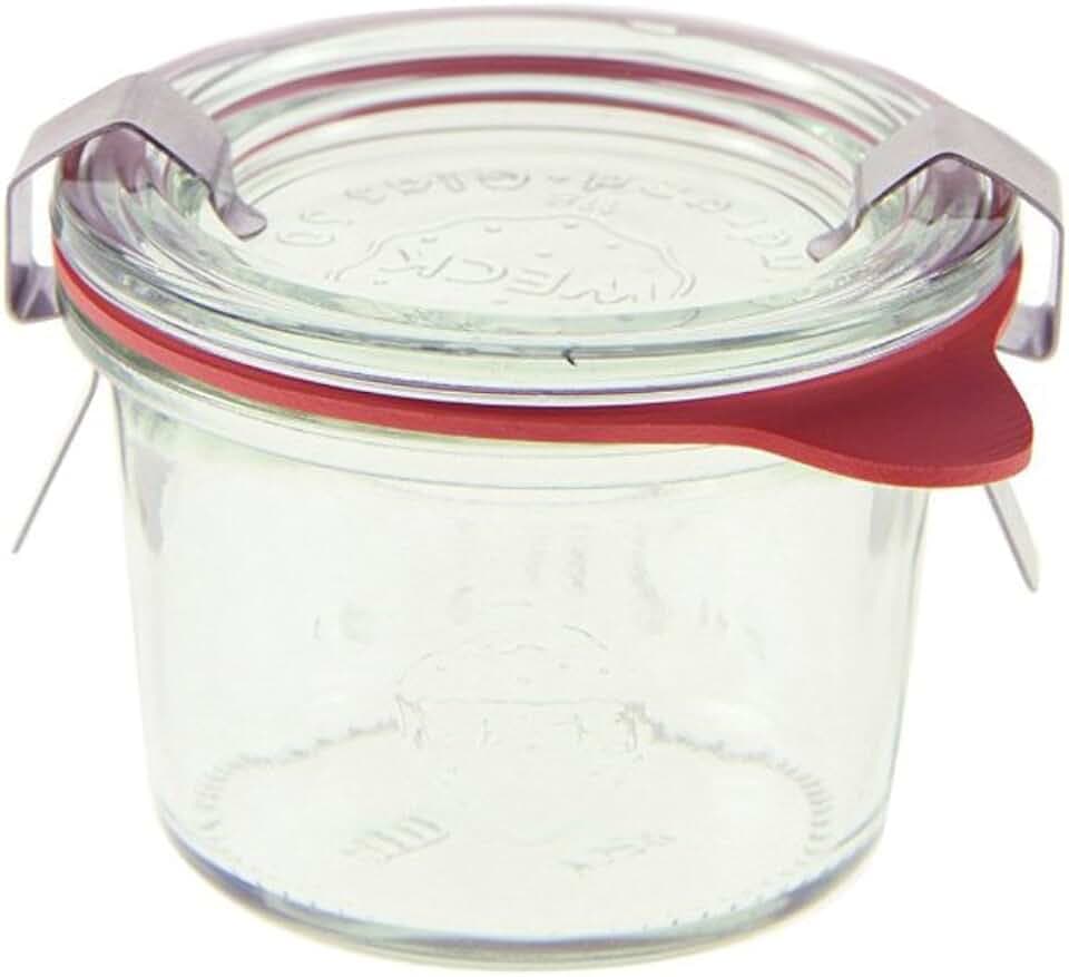 Weck Mini-Sturzglas 80 ml, ohne Ringe und Klammern, 12 stücke