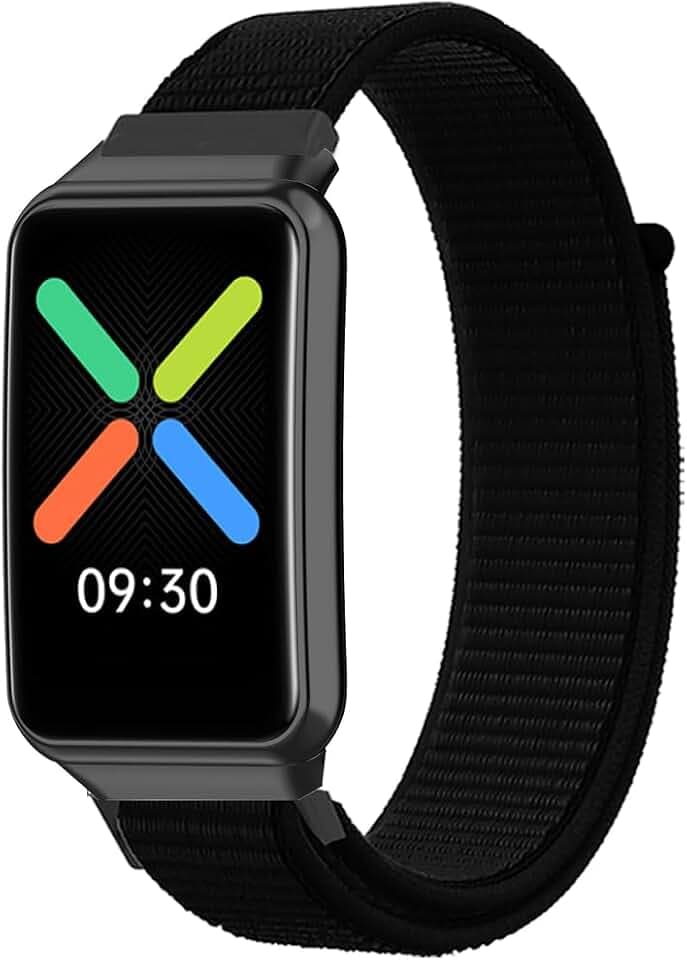 FYISWHO Breathable Sport Armband für OPPO Watch Free, Nylon Armbänder Uhrenarmband, Ersatzarmband für OPPO Watch Free