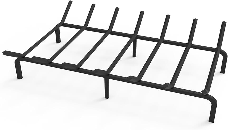 24" Fireplace Grate | Wood Stove Grate Rack
