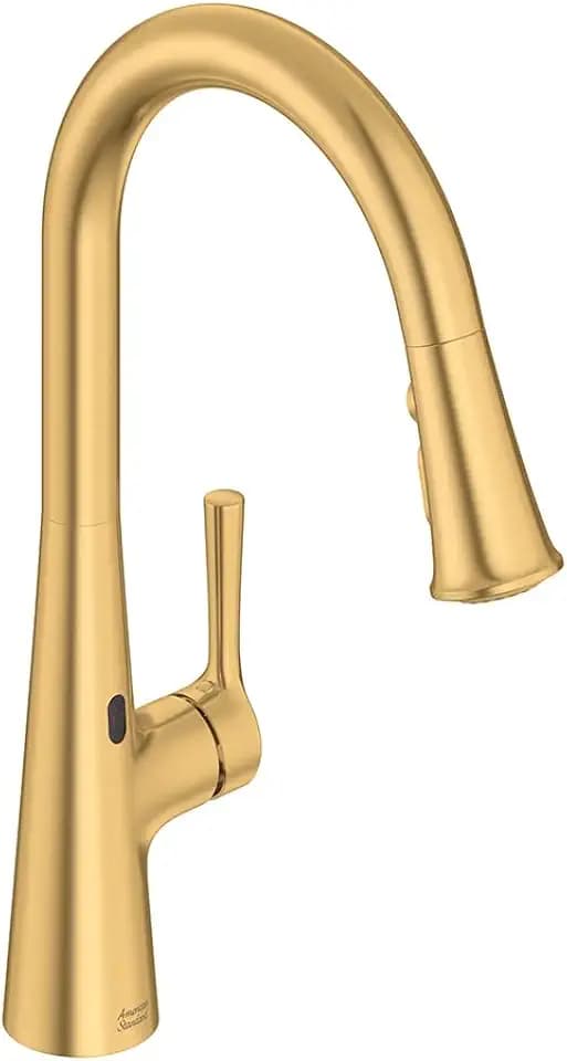 American Standard 7441381.GN0 Southport Touchless Pull-Down Kitchen Faucet with Sprayer, 1.8 GPM, Brushed Cool Sunrise (Gold)