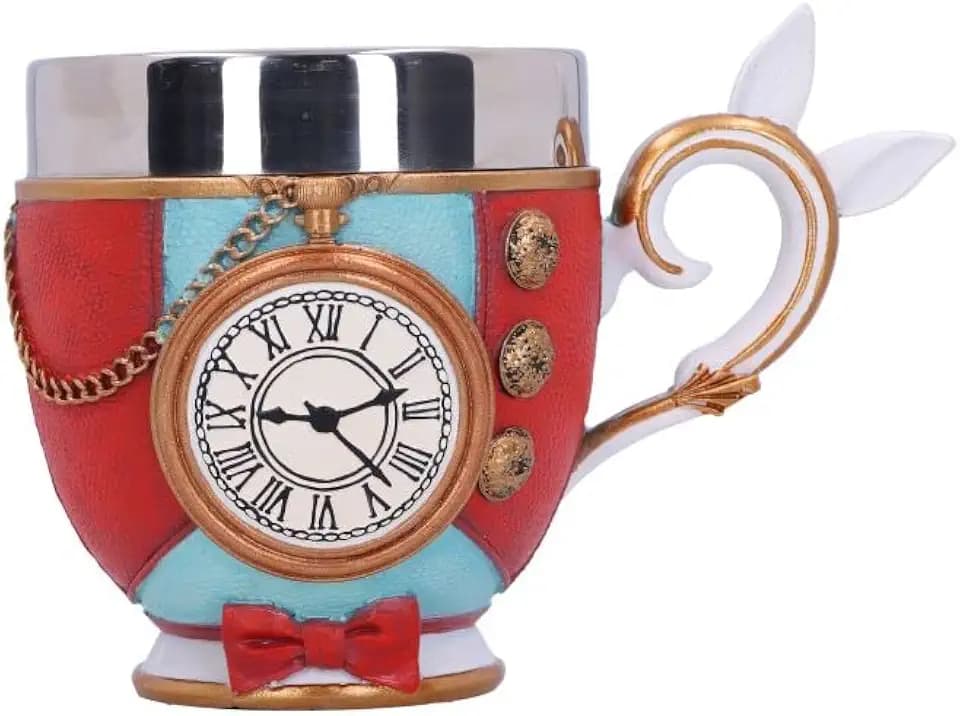 Nemesis Now Pinkys Up Kaninchen-Tasse, 11 cm, Rot