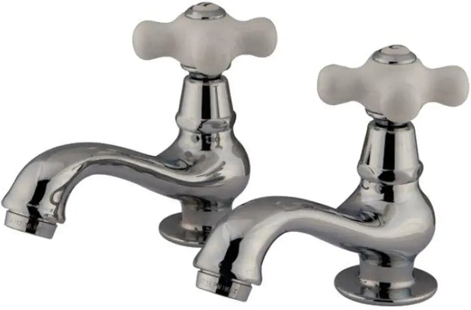 Kingston KS1101PX Basin Tap Faucet, Polished Chrome