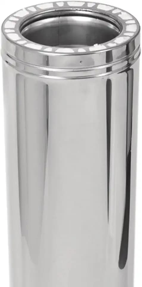 Ventis | Made in USA | Double Wall Class-A All Fuel Stainless Steel Chimney Pipe, 6" X 24"