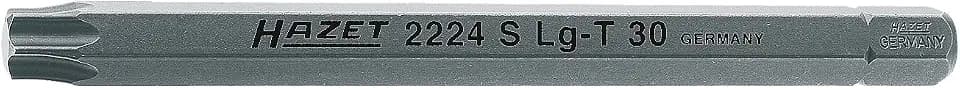 HAZET Bit 2224SLG-T45, 5/16 Zoll (8 mm) Sechskant, Innen TORX Profil