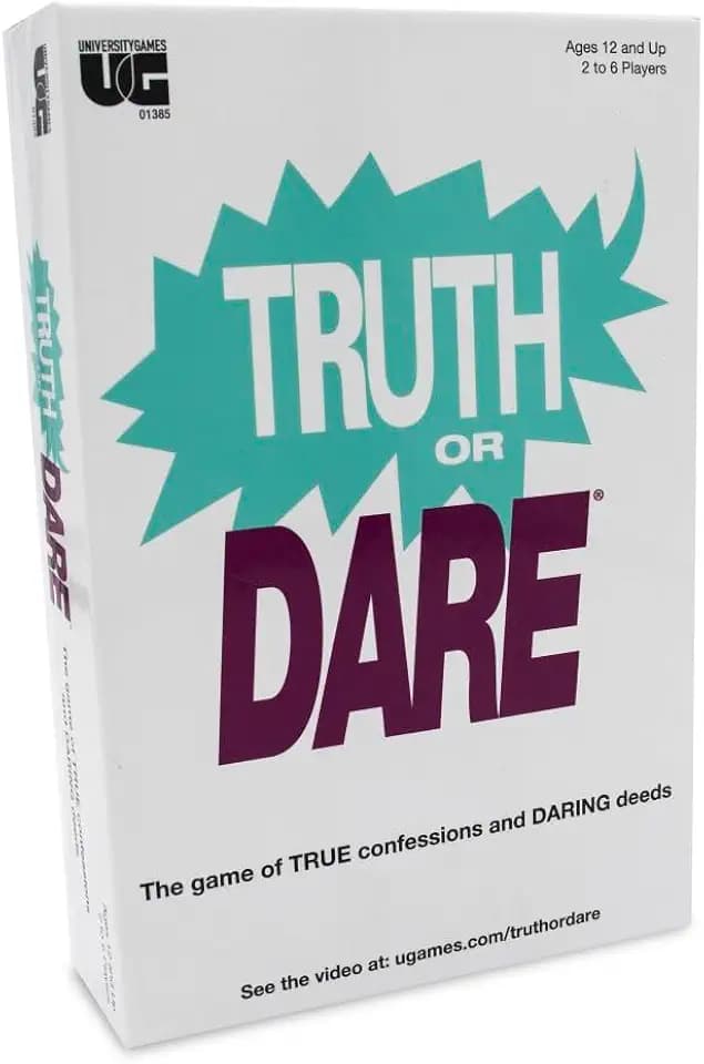 University Games Truth or Dare Party Card Game for Teens & Adults, Ages 12+