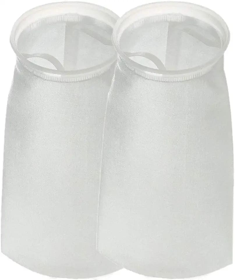 7 Inch Ring by 18 Inch Long Filter Socks 5 Micron - Aquarium Sump Pond Felt Fabric Filter Bag - 2 Pack