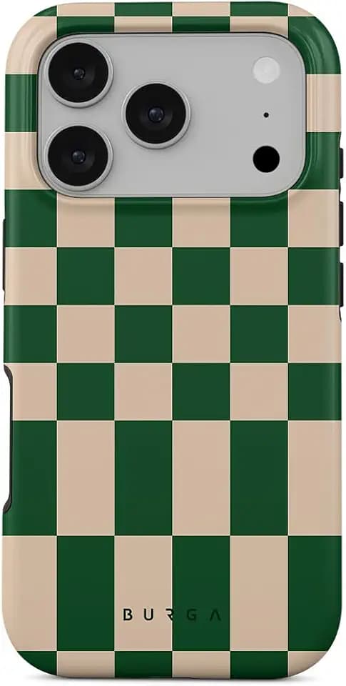 BURGA Unisex Phone Case for iPhone 17 Pro – Dual-Layer Hybrid Design with Shock-Absorbing Silicone & Durable Exterior, Scratch-Resistant Finish and Raised Bezel Edge for Screen Protection & Daily Use