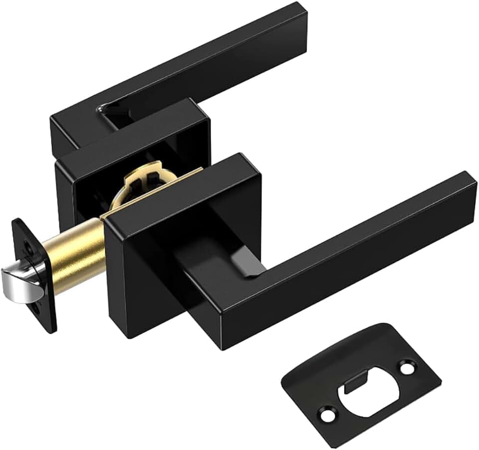 Set von Türgriffen oder Türgriffen Privatsphäre Flur Griffe oder für Schlafzimmer, Bad, Garderobe, Abstellraum und Büro