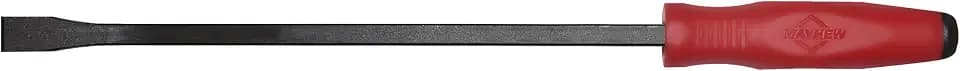 Mayhew Tools 31133HT Dominator Economy Curved Pry Bar, Red, 17"