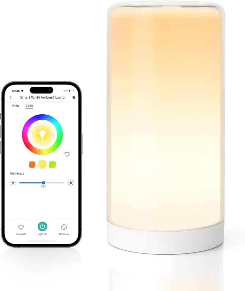 meross Smart Table Lamp, Compatible with Apple HomeKit and Amazon Alexa