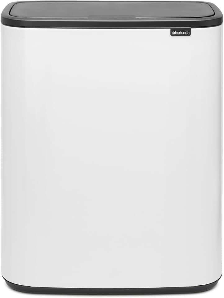 Brabantia Mülleimer, Weiß, 60 Liter