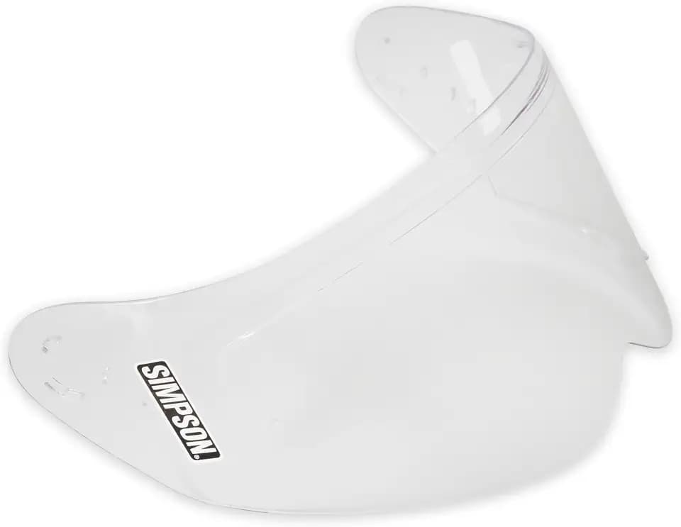 Simpson Motorcycle GBCSE Helmet Shield - Ghost/Speed Bandit Series - Clear