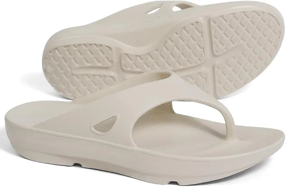 Shinehoom Orthopedic Sandals for Men Arch Support Recovery Flip Flops Pillow Soft Summer Beach shoes