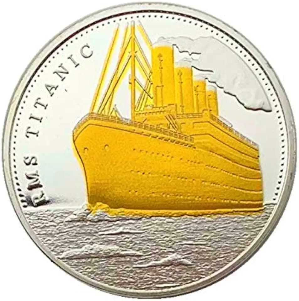 HARPIMER Titanic Münze zum Jubiläum 100, wunderschöner Einkaufschip, seltenes Erinnerungsgeschenk zum Sammeln