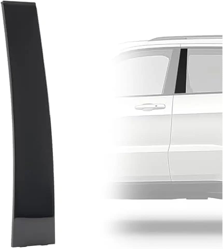 HECASA B Pillar Molding Trim Compatible with 2011-2021 Jeep Grand Cherokee