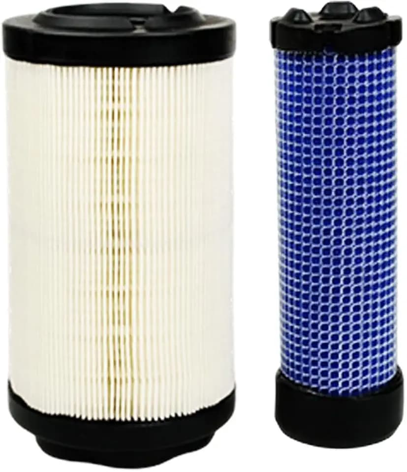 LVU34503 LVU34504 Primary & Secondary Air Filter Fit for JD 2400 2550 2700 2750 1023E 1025R 1026R 2025R 2026R Precisioncut Triplex Mower 2550 E-Cut Hybrid 2700 2750 Precisioncut 2400 2700.