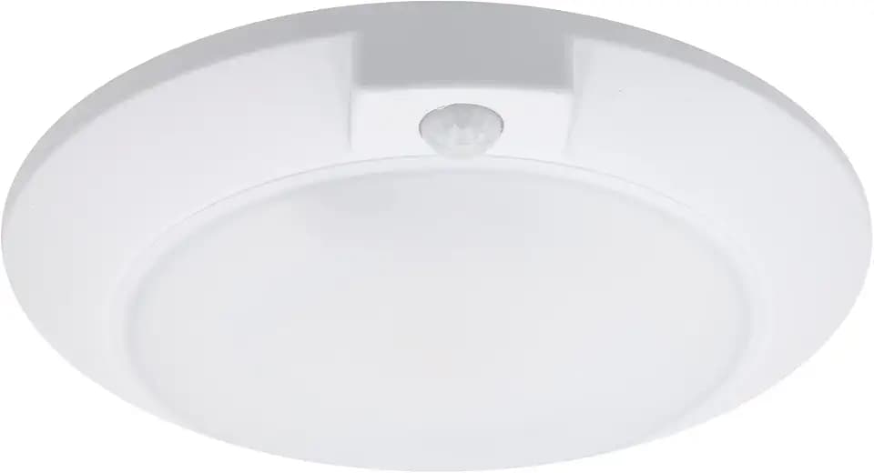 Maxxima 6" Round Motion Sensor LED Ceiling Mount Light, 600 Lumens, 3000K