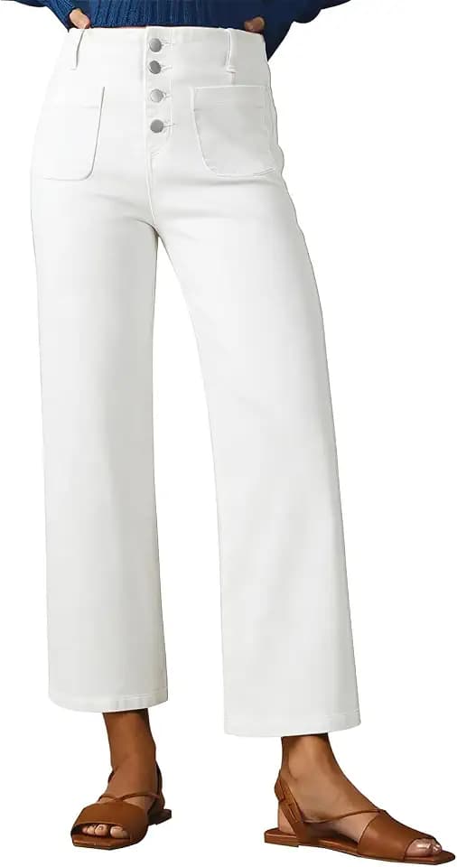 Sidefeel Women's Wide Leg Jeans High Waisted Jeans,