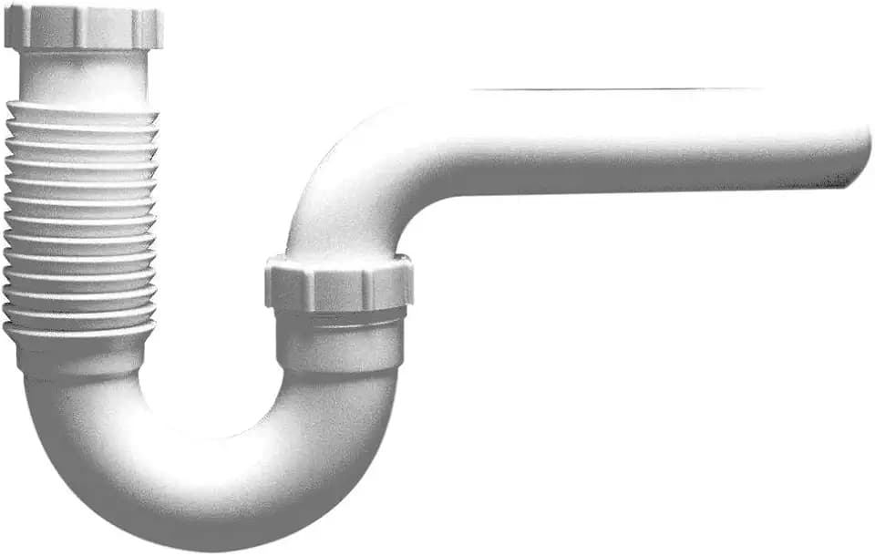 PF WaterWorks FlexTRAP Expandable and Flexible P-Trap - Universal (1-1/2-Inch or 1-1/4-Inch x 1-1/2-Inch); PF0704
