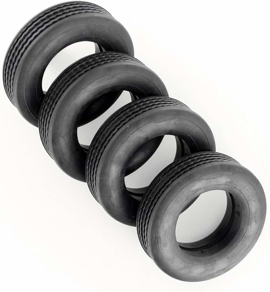 1:16 Tieflader Reifen Vollgummi 14 mm 4 St.