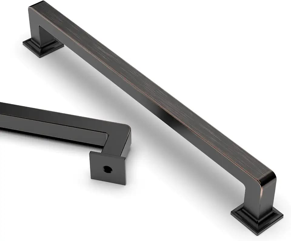 Asidrama 10 Pack 7 inch Oil Rubbed Bronze Kitchen Cabinet Handles