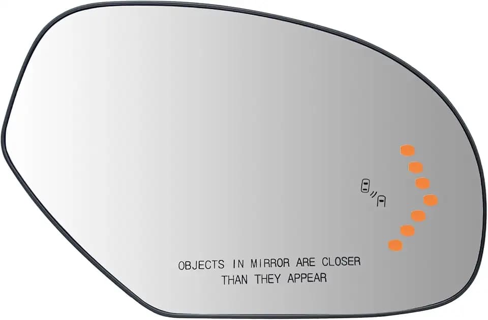 Passenger Side Mirror Replacement For Cadillac Escalade Suburban Tahoe GMC Yukon 2009-2014 - For Cadillac Escalade Side Mirror Glass With Rear Holder and Blind Spot Detection