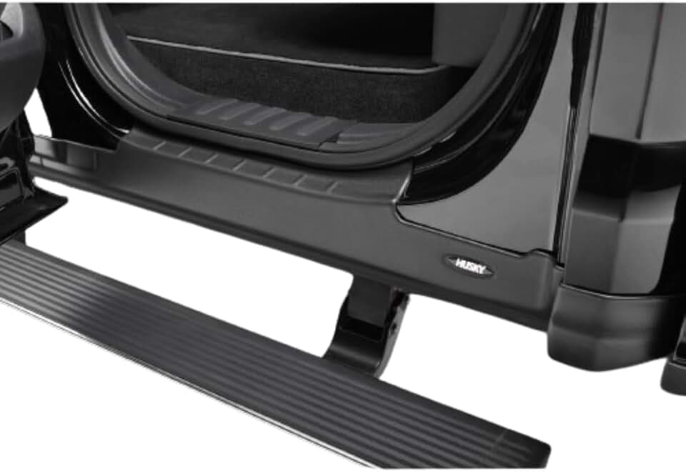 Husky Liners Trail Armor Rocker Panel | Fits 2014-2019 Chevrolet Silverado & GMC Sierra 1500 (2019 Limited); 2015-2019 Silverado, GMC Sierra 2500/3500, Double Cab | 4-pc Black - 2874089